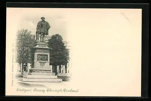 AK Stuttgart, Herzog Christoph-Denkmal