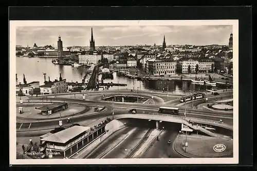 AK Stockholm, Slussen, Strassenbahn