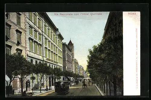 AK Roma, Via Nazionale e Tramway
