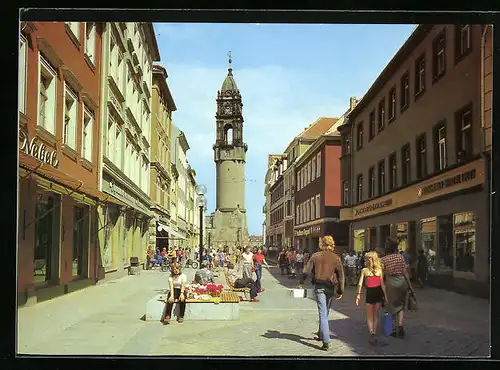 AK Bautzen, Reichenstrasse mit Reichenturm