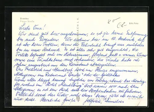 AK Dresden, Prager Strasse