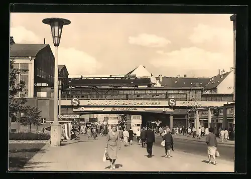 AK Berlin, Bahnhof Friedrichstrasse