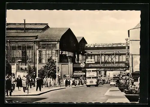 AK Berlin, Bahnhof Friedrichstrasse