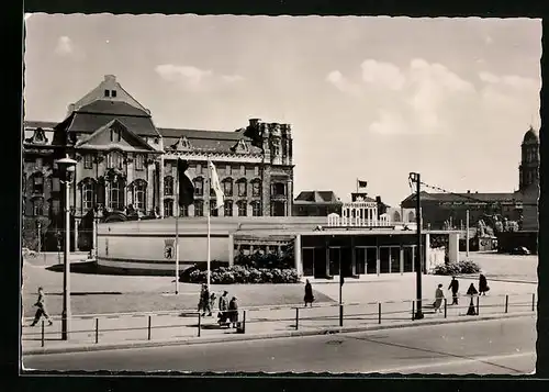 AK Berlin, Ausstellungspavillon am Alexanderplatz