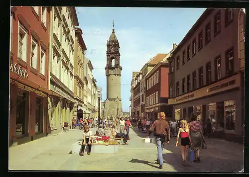 AK Bautzen, Reichenstrasse mit Reichenturm