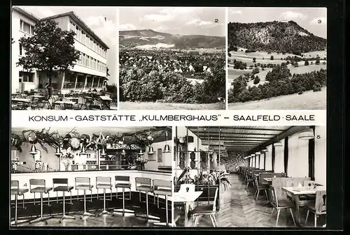 AK Saalfeld / Saale, Konsum-Gaststätte Kulmberghaus