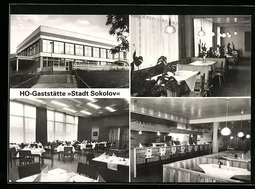 AK Saalfeld / Saale, HO-Gaststätte Stadt Sokolov