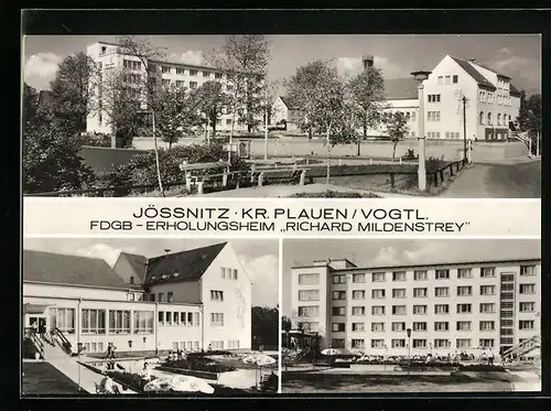 AK Jössnitz, FDGB-Erholungsheim Richard Mildenstrey
