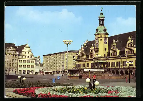 AK Leipzig, Markt und Altes Rathaus