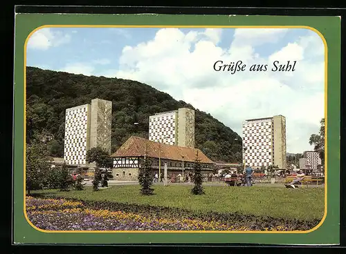 AK Suhl / Thür., Blick zum Waffenmuseum