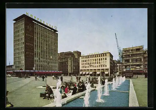 AK Essen, Gildenplatz, Deutsches Turnfest 1963