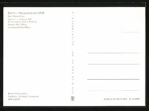 AK Berlin, Karl-Marx-Allee
