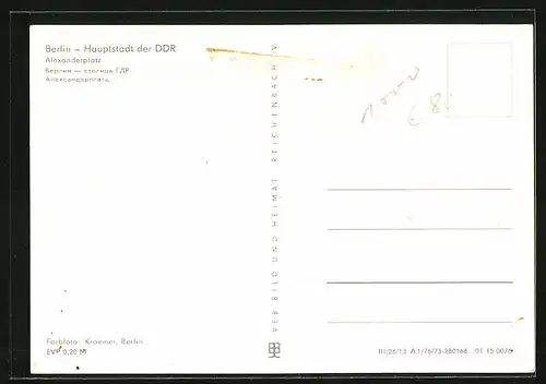 AK Berlin, Alexanderplatz