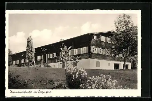 AK Degenfeld / Württ., Hunnewellhütte der Vereinigung von Freunden der Technischen Hochschule Stuttgart