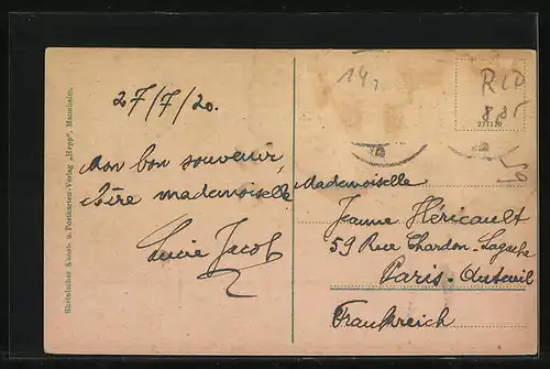 AK Frankenthal / Pfalz, Taubstummen-Institut