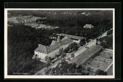 AK Zeithain, Lager aus der Vogelschau
