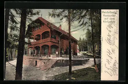 AK Heidelberg, Restaurant auf dem Königstuhl