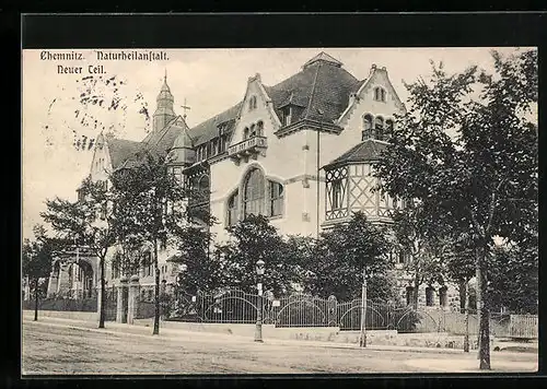 AK Chemnitz, Neuer Gebäudeteil der Naturheilanstalt