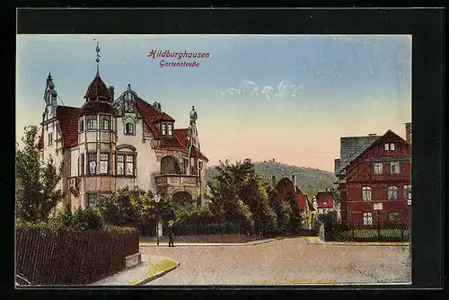 AK Hildburghausen, Villen in der Gartenstrasse