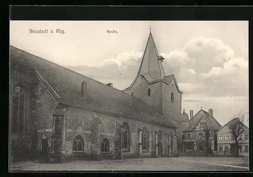 AK Neustadt a. Rbg., an der Kirche