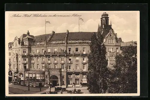 AK Wiesbaden, Palast Hotel, Vorderansicht