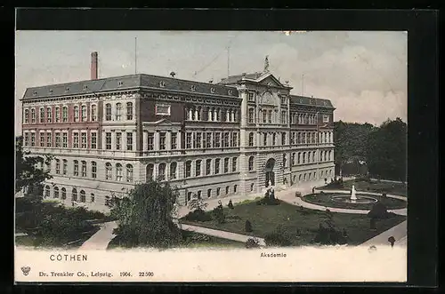 AK Cöthen, Blick auf die Akademie