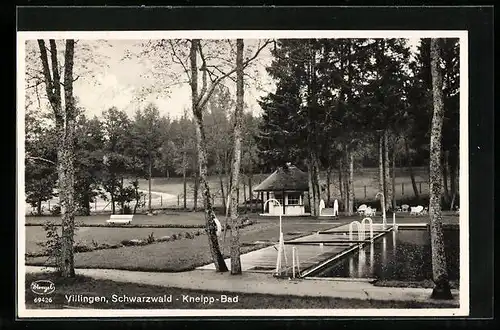 AK Villingen / Schwarzwald, Kneipp-Bad mit Anlagen