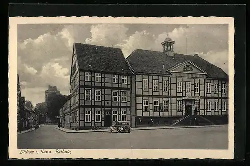 AK Lüchow i. Hann., am Rathaus