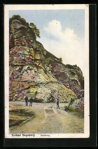 AK Bad Segeberg, Kalkberg, Steinbruch