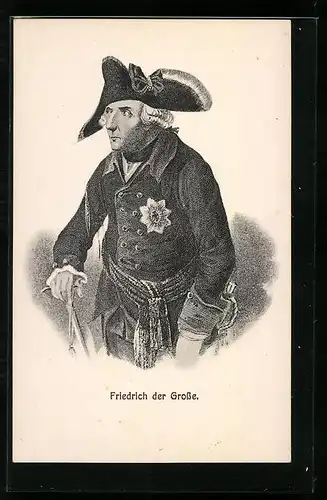 AK Portrait Friedrich der Grosse