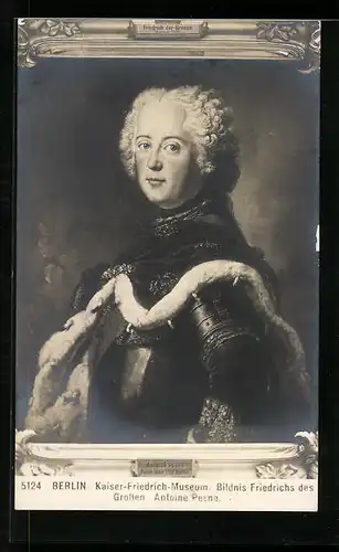 AK Bildnis Friedrichs des Grossen im Kaiser-Friedrich-Museum zu Berlin