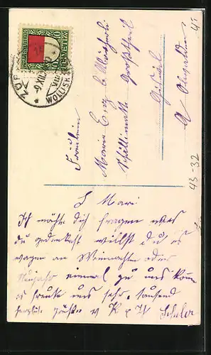 AK Am Elterngrab, trauernde Frau sitzt am Grab