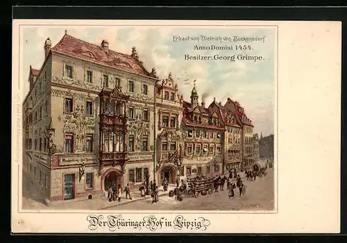 AK Leipzig, Thüringer Hof, Bes. Georg Grimpe
