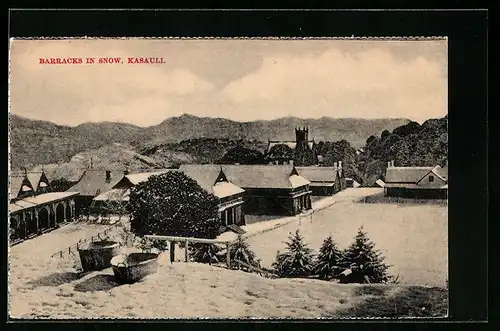 AK Kasauli, Barracks in snow