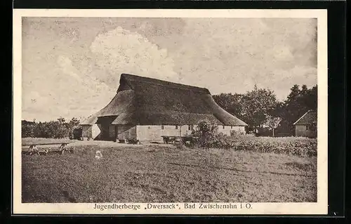 AK Bad Zwischenahn i. O., Ammerländisches Bauernhaus, Jugendherberge Dwersack