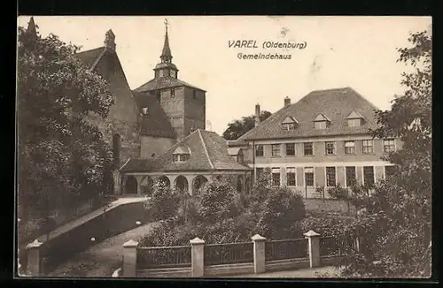 AK Varel i. Oldenburg, Blick zum Gemeindehaus