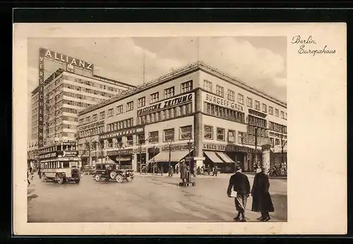 AK Berlin-Kreuzberg, Blick zum Europahaus