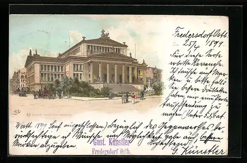 Lithographie Berlin, Königl. Schauspielhaus