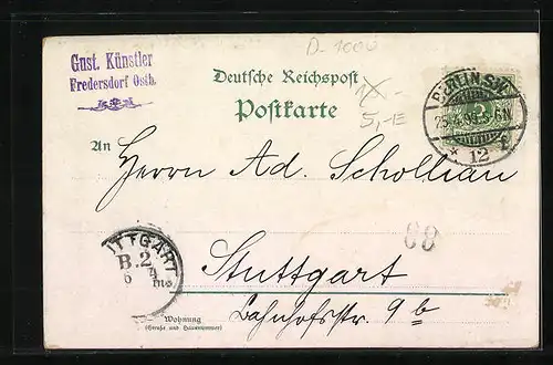 Lithographie Berlin, Königl. Schauspielhaus