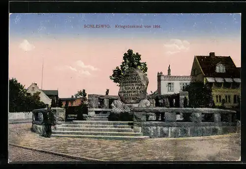 AK Schleswig, Kriegerdenkmal von 1864