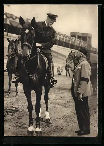 AK Präsident Masaryk (TGM) auf dem Pferd, Sokol