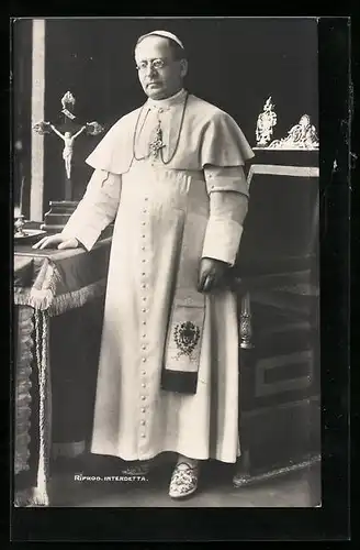 AK Portrait von Papst Pius XI.