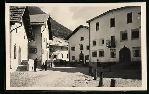 AK Bevers, Ortsansicht mit Strassenpartie