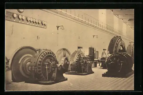 AK Augst, Basler Kraftwerk, Innenansicht