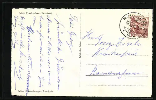 AK Rorschach, Städt. Krankenhaus