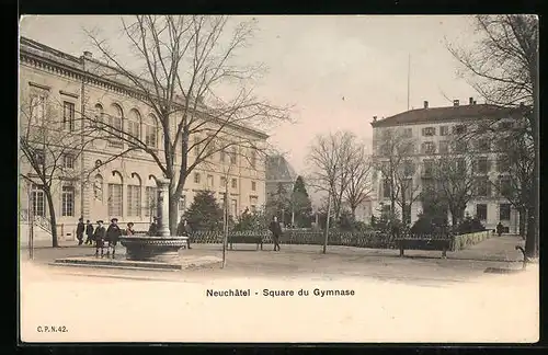 AK Neuchatel, Square du Gymnase