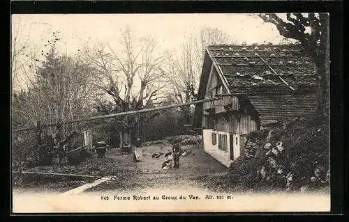 AK Gorgier, Ferme Robert, Creux du Van