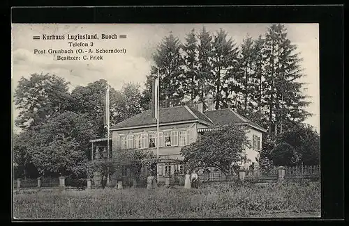 AK Buoch, Kurhaus Luginsland, Bes.: C. Frick