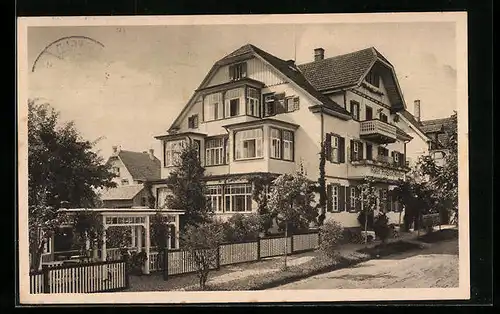 AK Königsfeld / Schwarzwald, Hotel und Pension Wagner