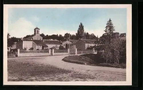 AK Saint-Meard-de-Dronne, Avenue de la Gare